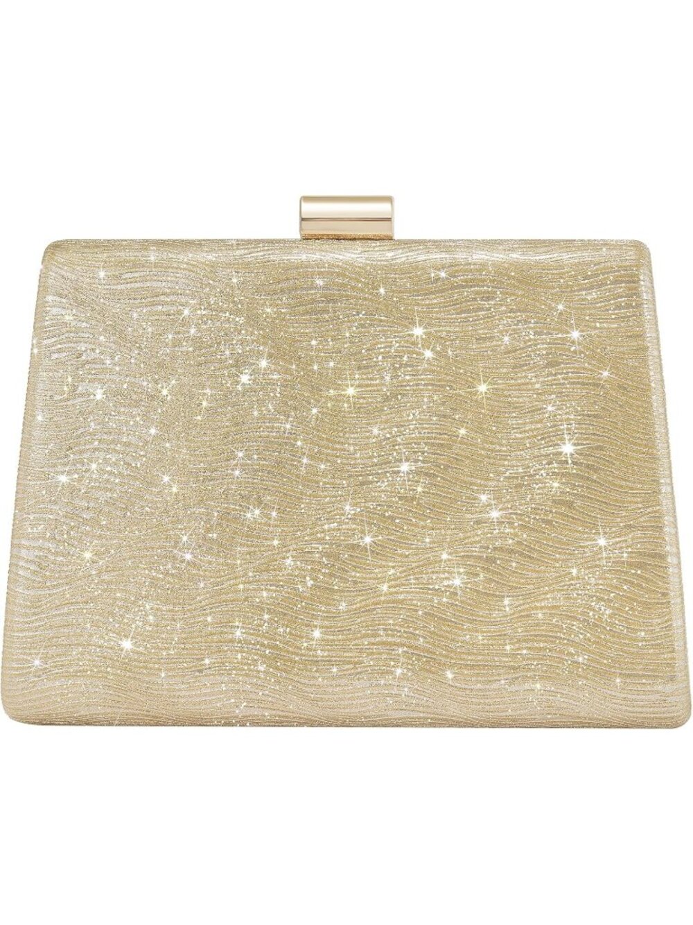 〽️Women's Gold Detachable Chain Sparkly Clutch Purse Wedding Prom Evening Bags